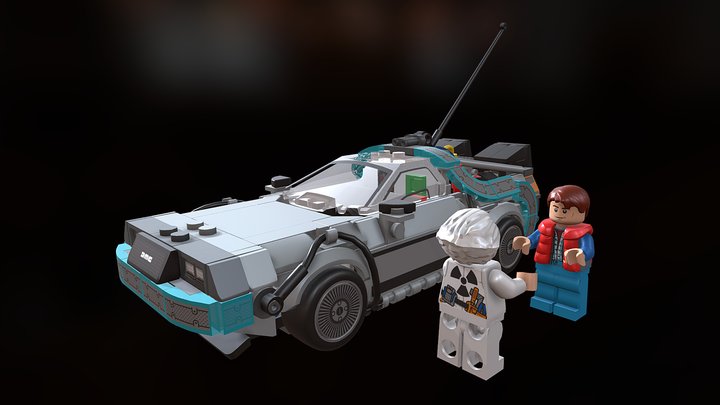 Delorean Lego