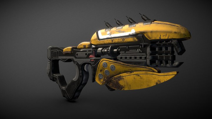 Gun2 3D Model