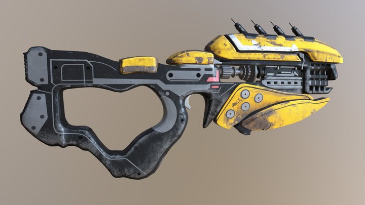 Gun2 3D Model