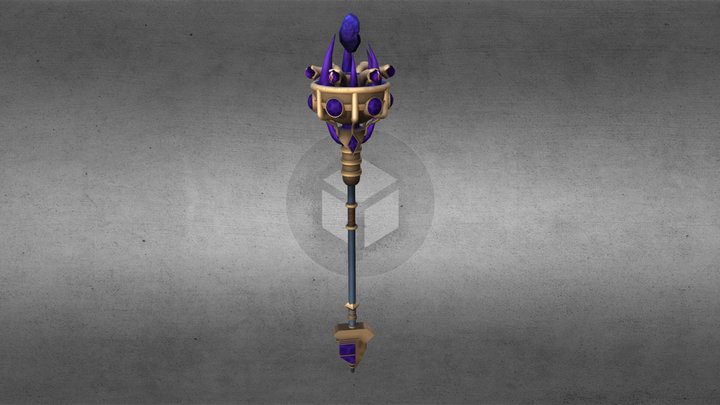 WeaponCraft Void Staff 3D Model