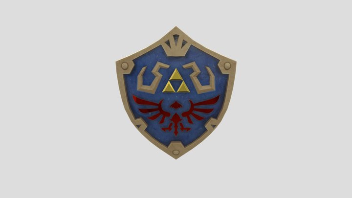 My Hylian Shield 3D Model