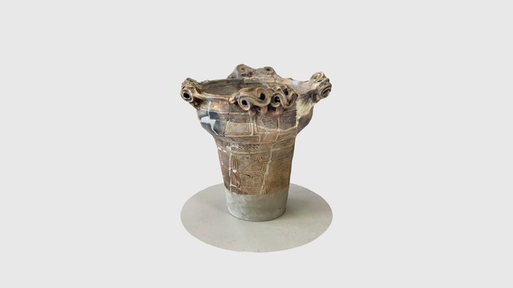 上小島遺跡出土 縄文土器(深鉢/通番22) 3D Model