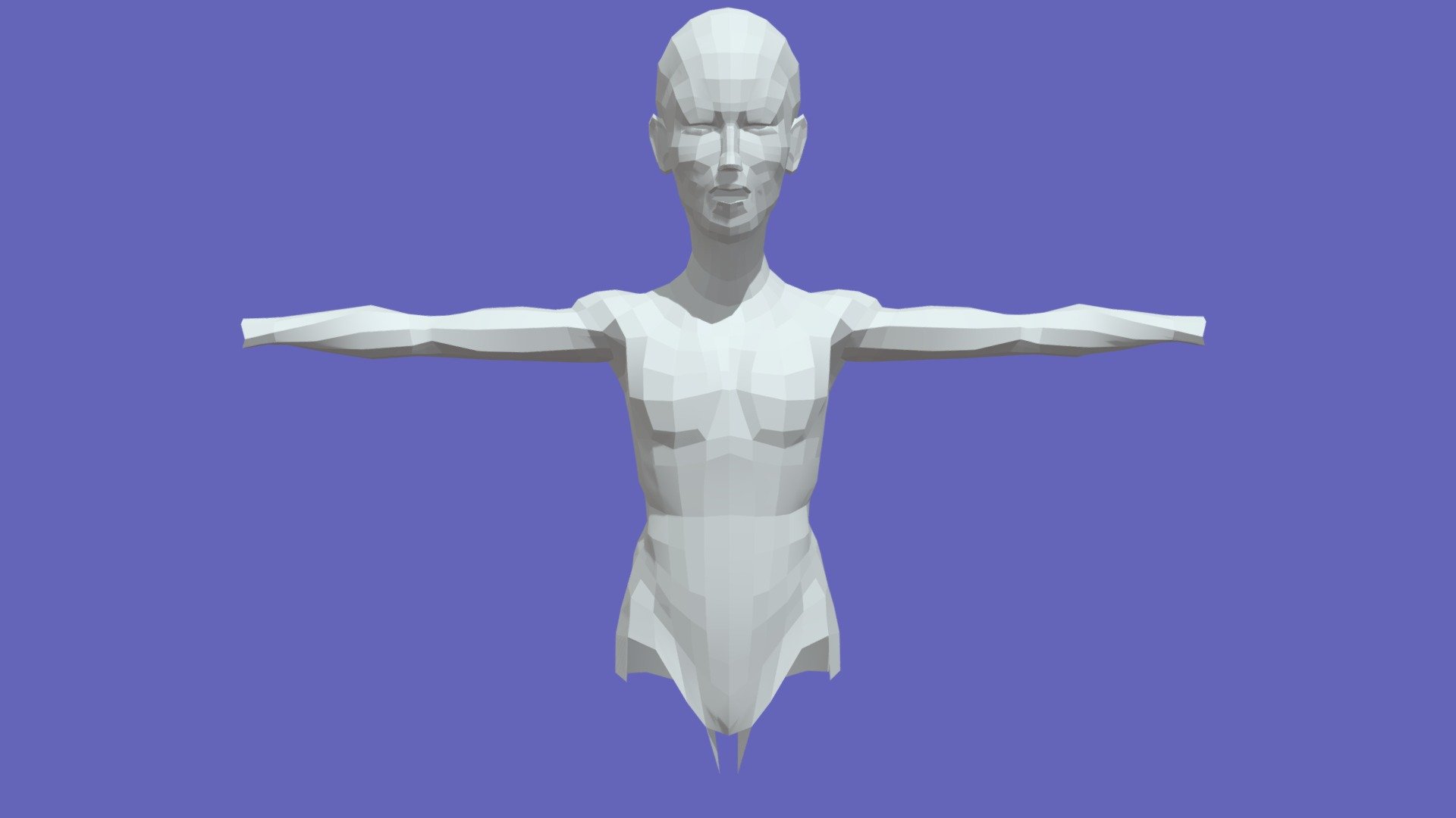 Generic torso with arms and head - Download Free 3D model by ...