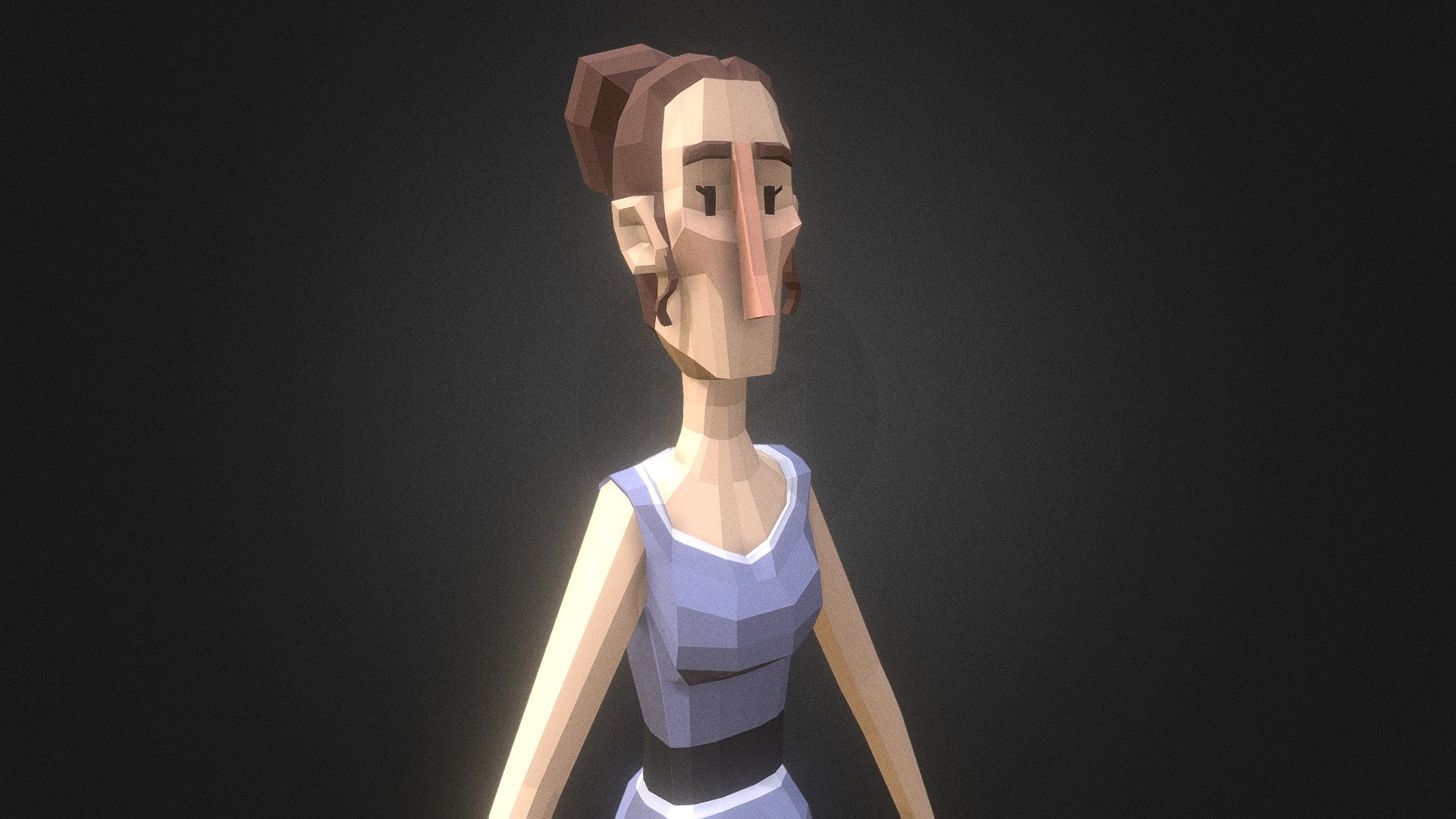 LowPoly Woman