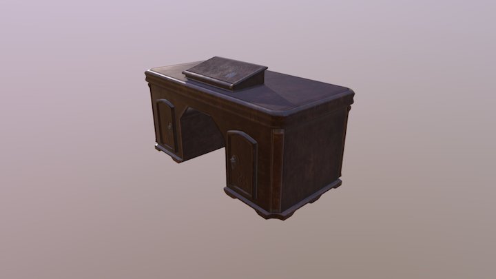 Fine Desk 3D Model