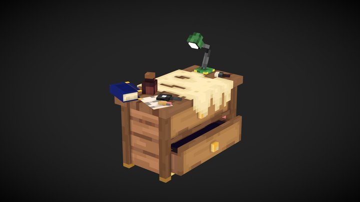Archeologist Table 3D Model