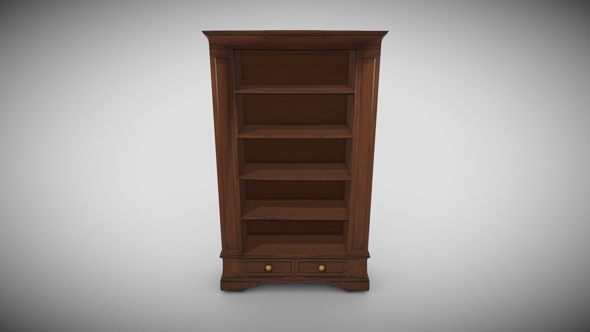 Low Poly Bookshelf Download Free 3D model by dylanheyes [df4fadc] Sketchfab