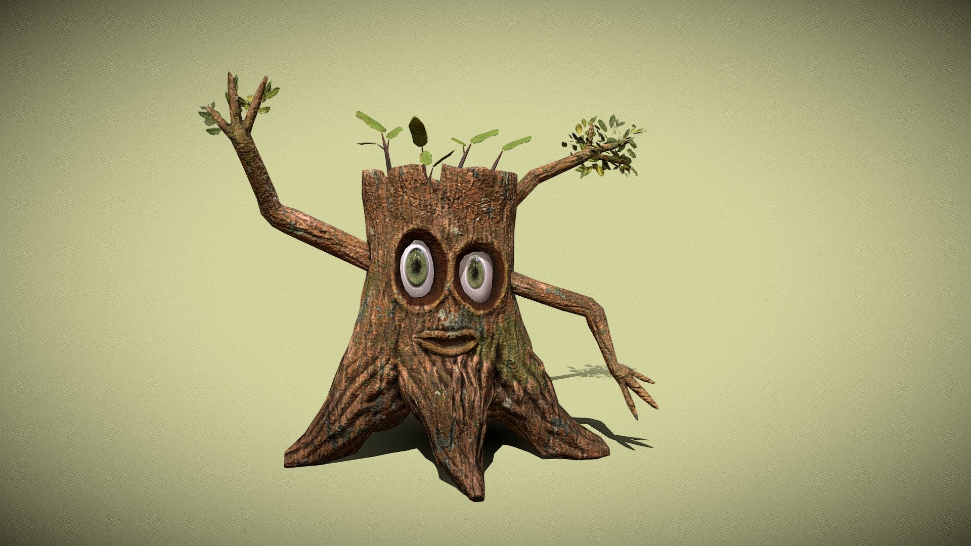 Walking tree stump (WIP)