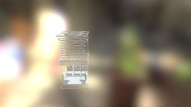 Beach House Lift,seats Down Doors Up 3D Model