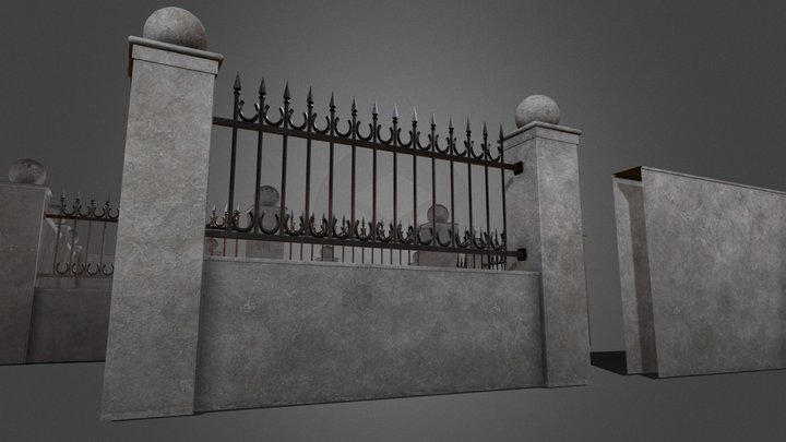 Fence stone modular – Modèle 3D gratuit STL