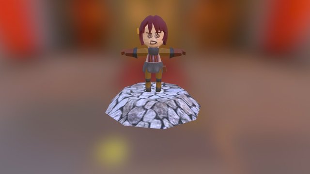 Qgirl 3D Model