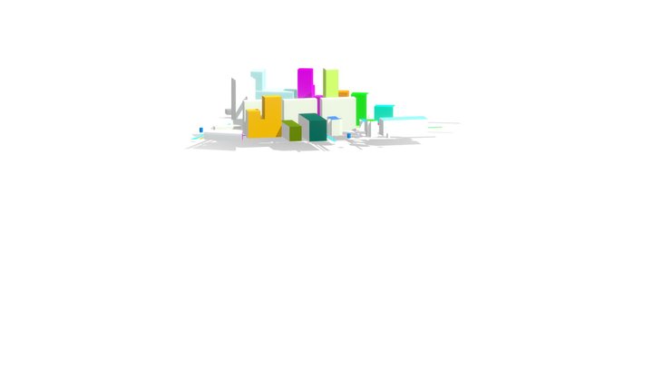strijp S sketchup zonder plattegrond 3D Model