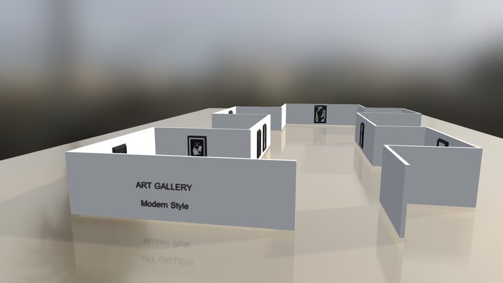 Art Gallery 3D Model