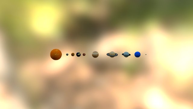 Sistema Solar 3D Model