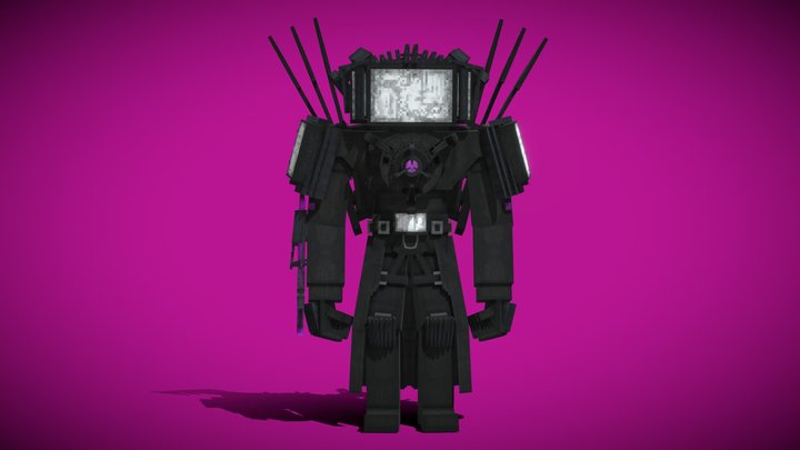 Upgraded Titan Tvman 3D Model