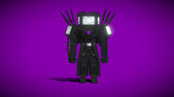 Upgraded Titan TVman 3D Model
