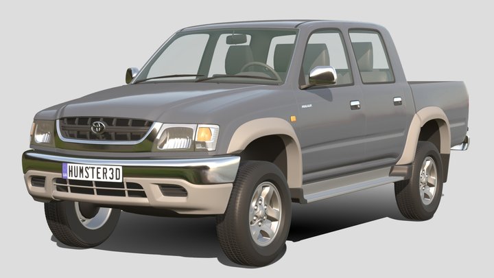 2005 Toyota Hilux Double Cab – Modelo 3D gratuito STL