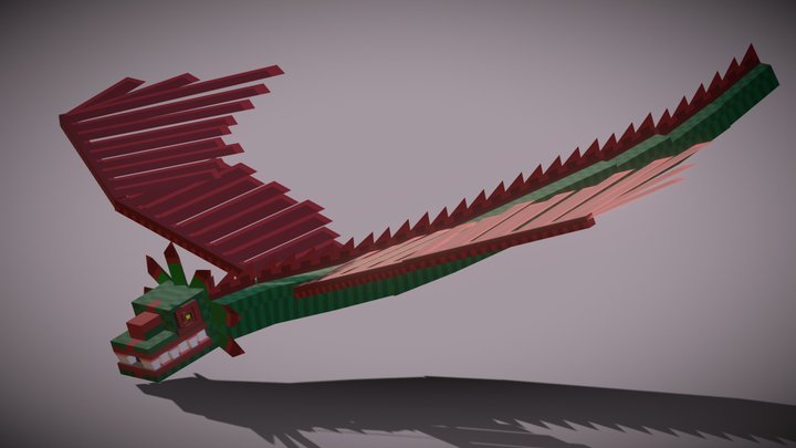 Quetzalcoatl 3D Model