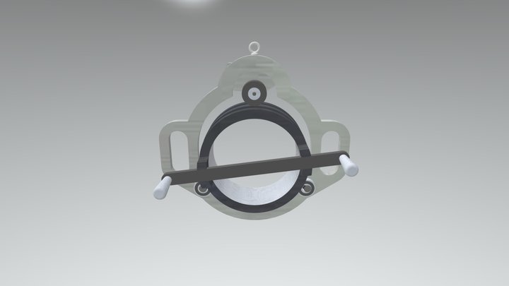 Wheel Drive Cradle With Ring Gauge 3D Model