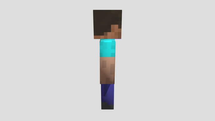 Minecraft Steve 3D Model