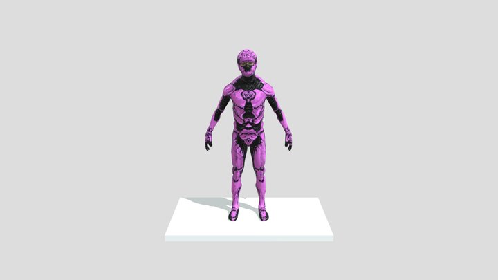 P02 Desenvolupament3D | Estiraments Power Ranger 3D Model