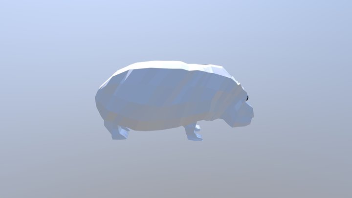 Hippo 3D Model