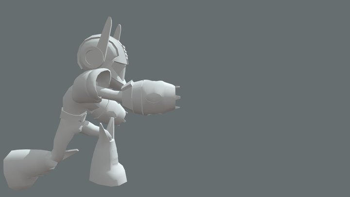 Galaxy Boy Walk 3D Model