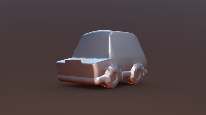 Ugly Car 3D Model