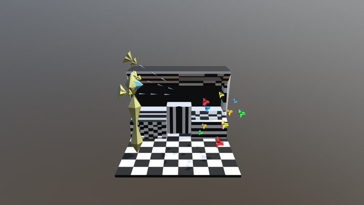 Pattern Battle 3D Model