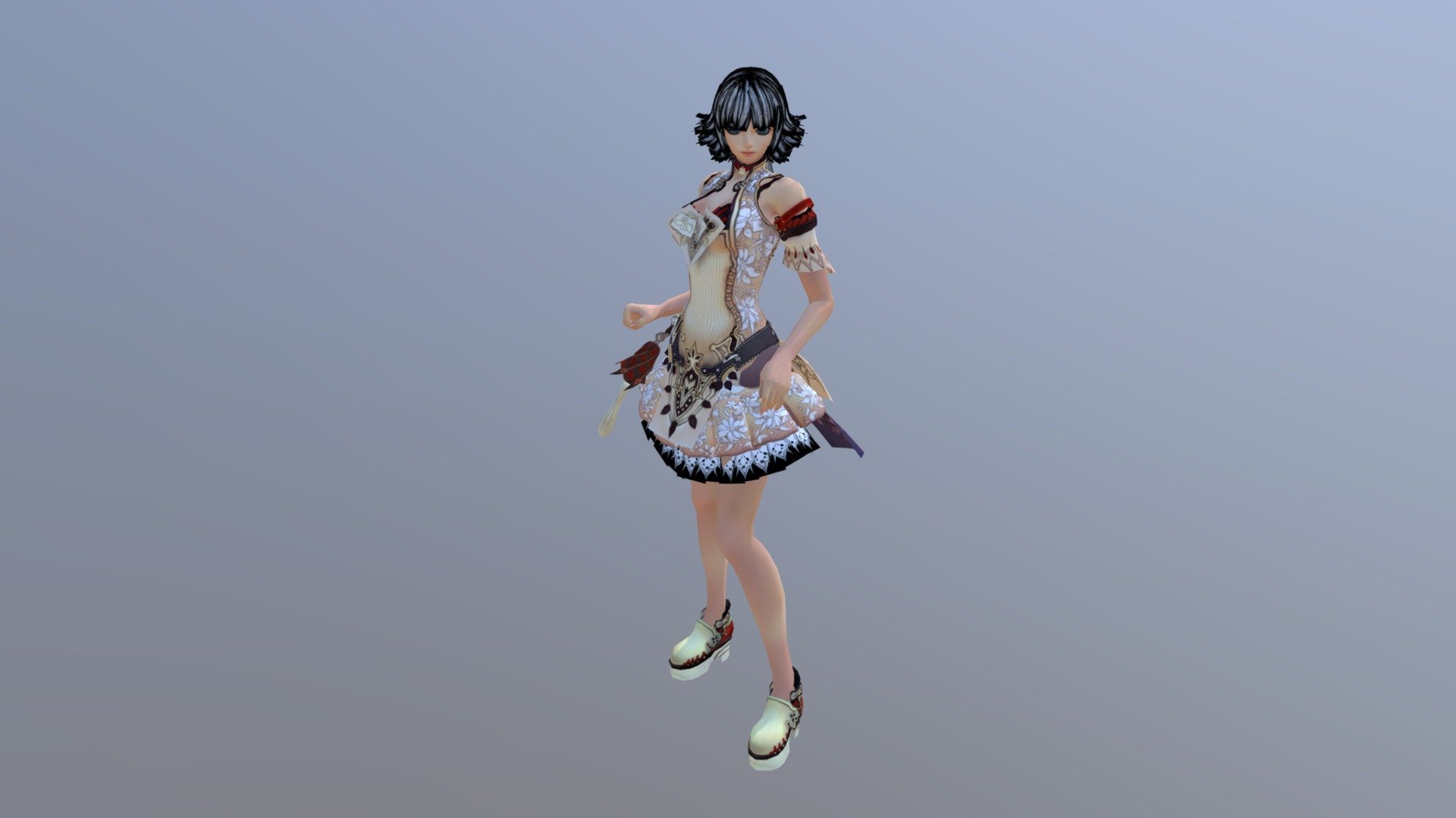 klo placere meget 3D model of cute anime girl - 3D model by CesPaul (@CesPaul) [df5e06b]