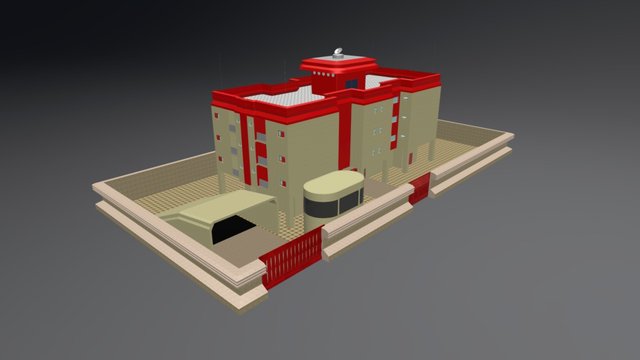 Edificio NERIS 3D Model