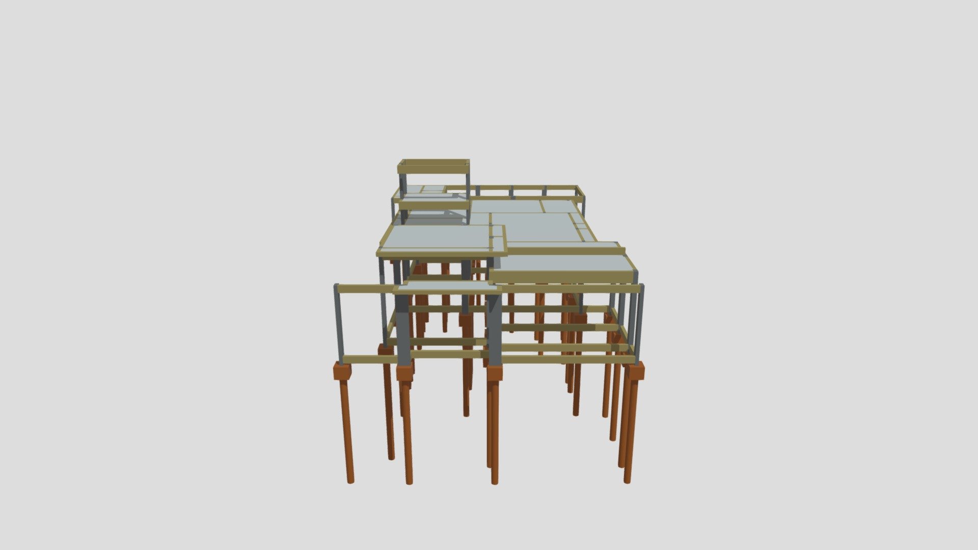 Malha 3 D - Abadia de Fátima Bernardes