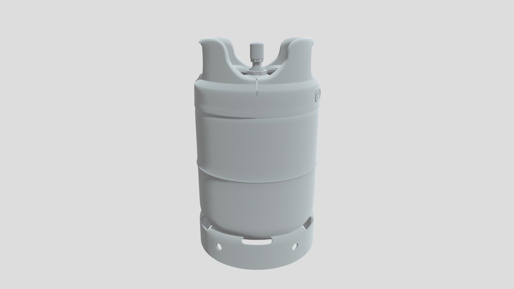 Blue-top propane cylinder