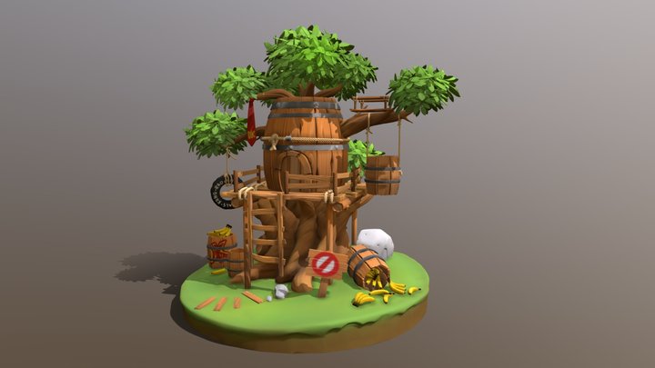 Treehouse 3D Model