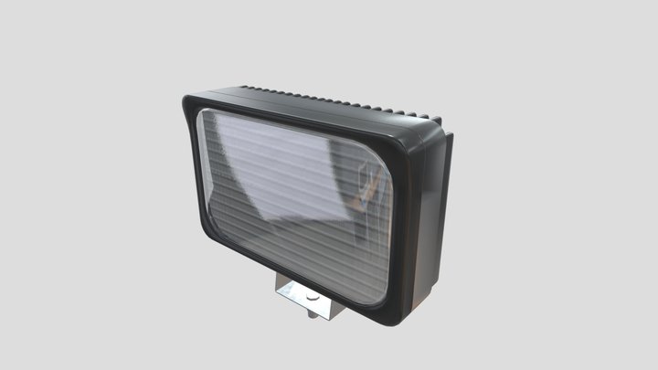 Torlok LED Rectangular Work Light 3D Model