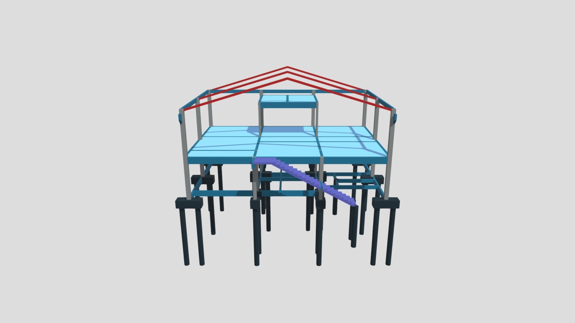 ESTRUTURA FAUSTER ESCRITORIO - 3D model by Eng Civil Moana de Almeida ...