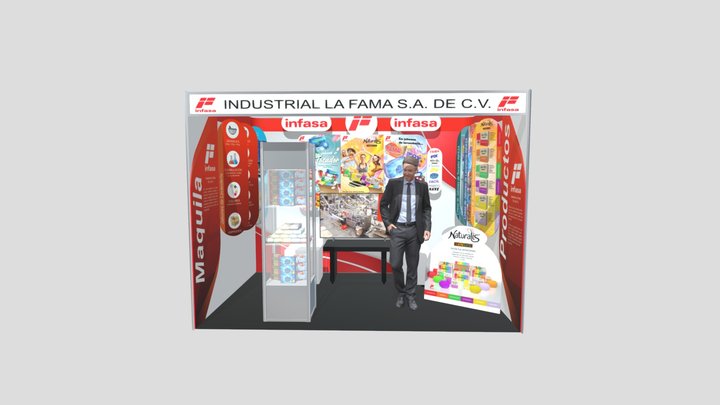 Stand INFASA ANTAD 2022 3D Model