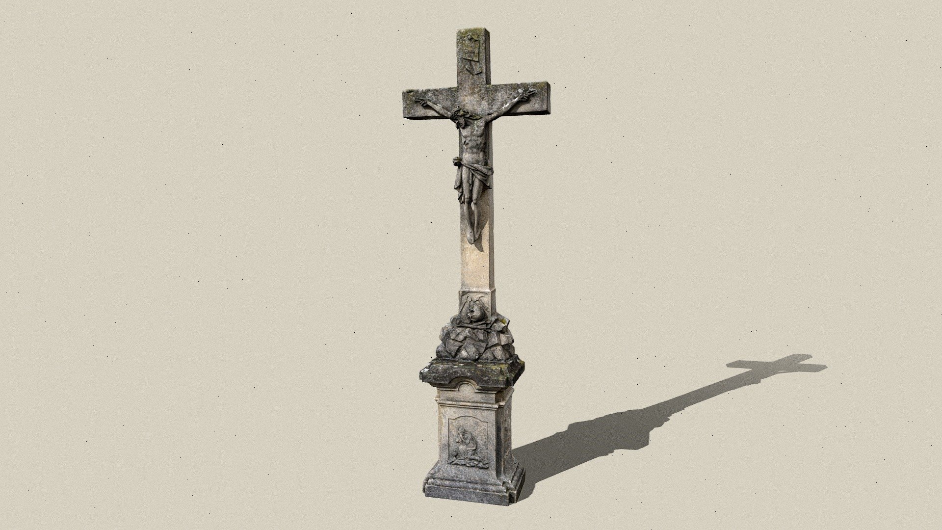 Friedhofskreuz — Sketchfab embed 3D viewer