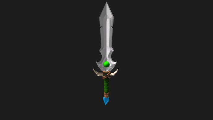 Day 1 - Blender knife modeling 3D Model