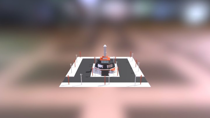 Clock Tower 3D Model