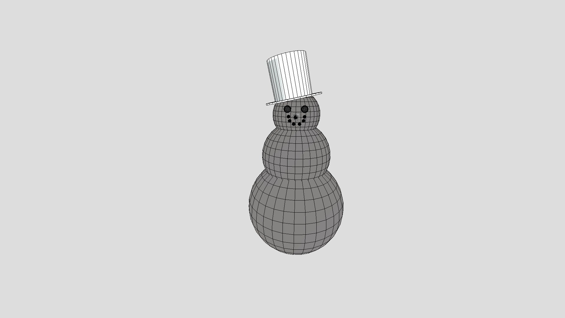 Snowman 3d Model By Yaghihasam [df61df6] Sketchfab