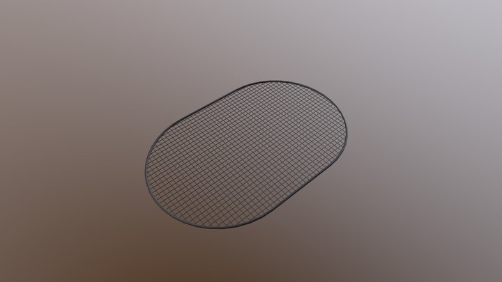 Oval Screen 3D Model