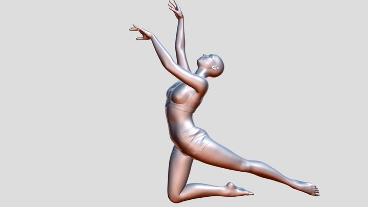 dancer pose 4 3D Model