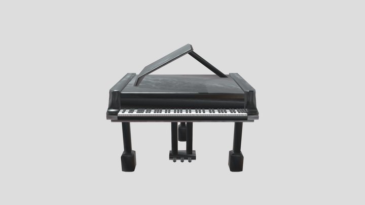 Grand Piano 3D Model