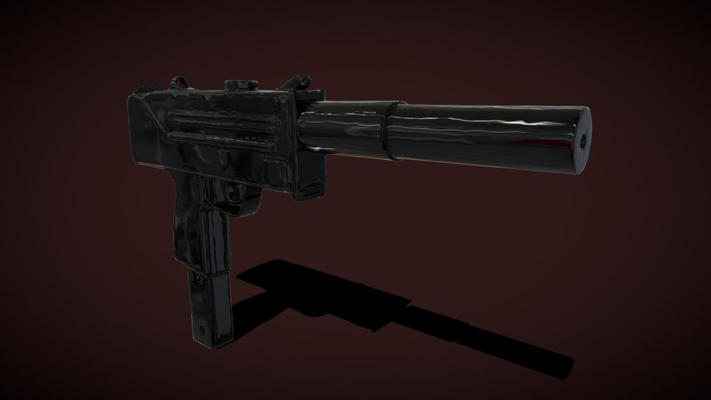 Red SMG HiGen3D