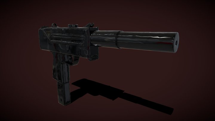 Red SMG HiGen3D