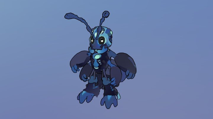 Hormiga Arpa 3D Model