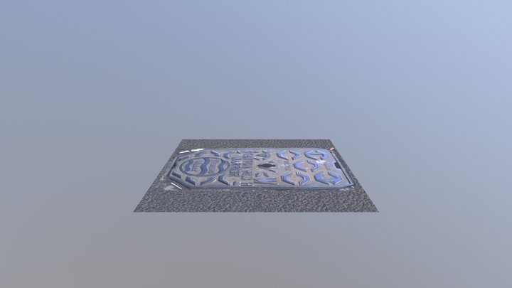 Manhole Cover 3D Model