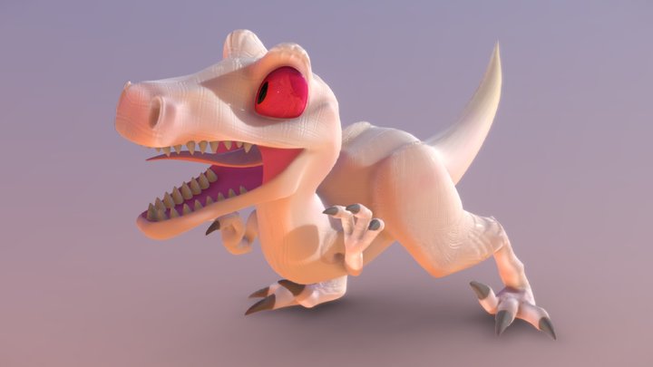 Andy The Velociraptor 3D Model