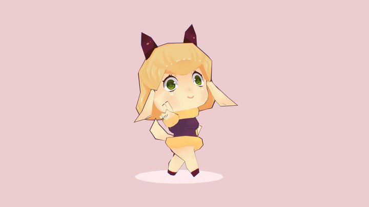 bibi - low poly sheep 3D Model